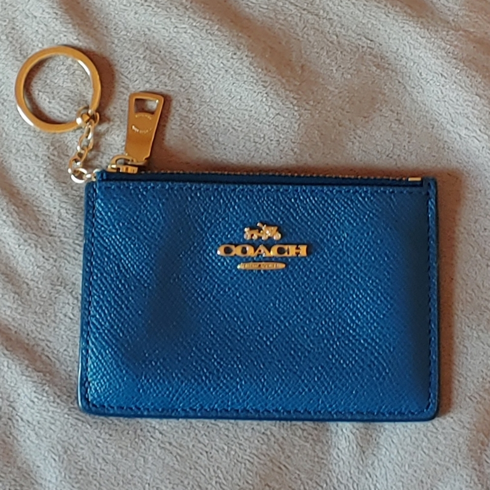 Coach Mini Skinny ID Leather Wallet